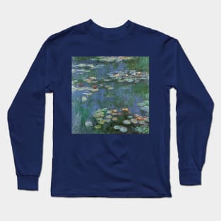 Waterlilies by Claude Monet Long Sleeve T-Shirt